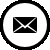 envelope icon, black on white